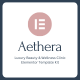 Aethera - Luxury beauty & Wellness Clinic Elementor Template Kit - ThemeForest Item for Sale